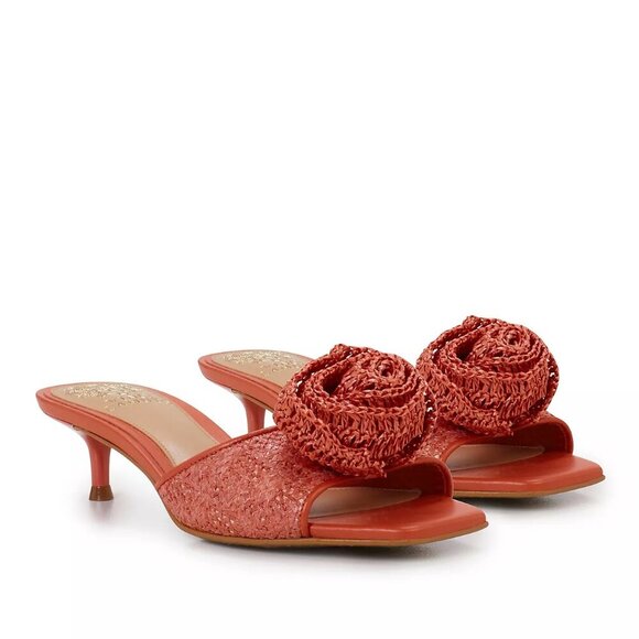 Brand New Vince Camuto Faiza Heels Sandals in Peach Pop Size 5.5M - Picture 1 of 5